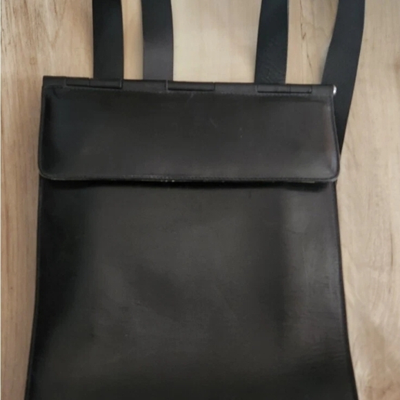 Infinity Firenze Black Genuine Leather Backpack Made In Italy Bag